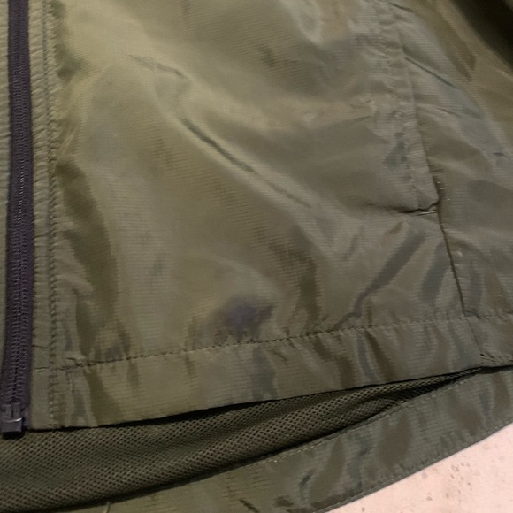 Russell Black & Olive Green Windbreaker Jacket Size M - Picture 3 of 6